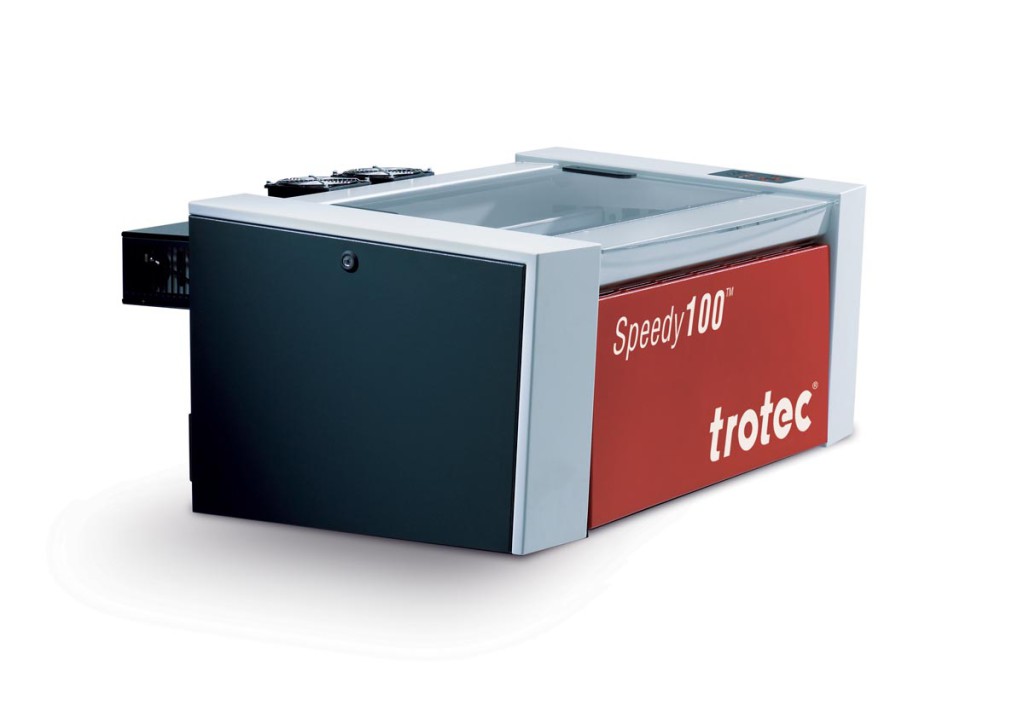 Lasery Trotec a Shine Fiber | Trotec Speedy 100 – CO2 gravírovací a řezací laserLasery Trotec a ...