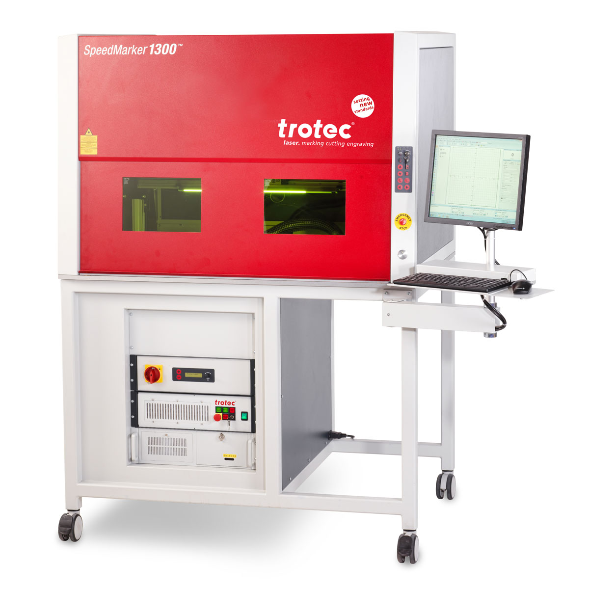 Trotec SpeedMarker 1300 - Marking station for marking large and bulky parts