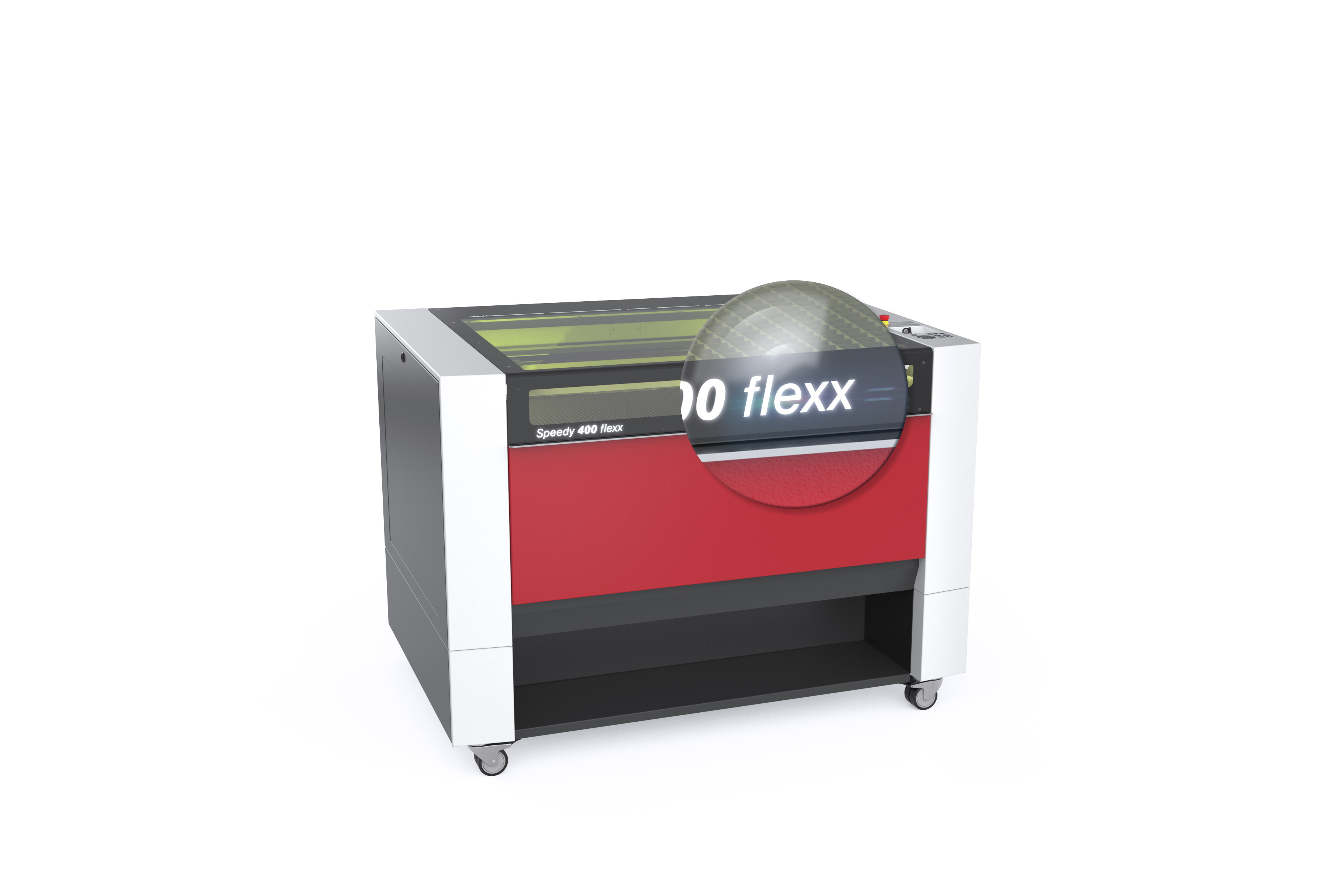 Lasery Trotec a Shine Fiber | Trotec Speedy 400 flexx – kombinovaný CO2 a vláknový laserLasery ...