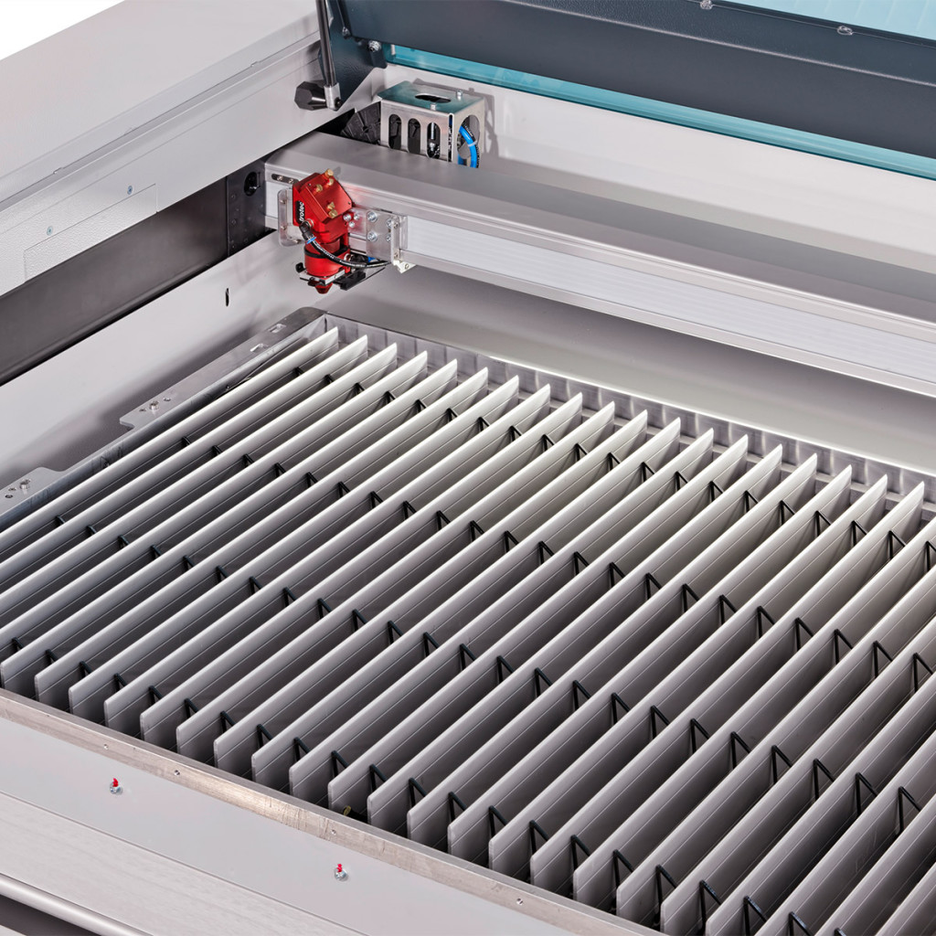 Lasery Trotec a Shine Fiber Cutting Tables for Speedy Laser Machines