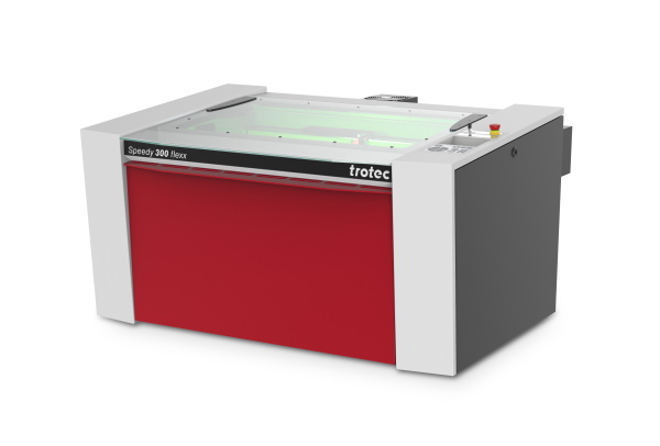 Trotec Speedy 300 flexx - combined CO2 and fiber laser - Lasery Trotec a  Shine Fiber