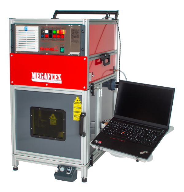 Megaflex SERVANT 1000F Table – table workstation for integration of fiber or CO2 lasers