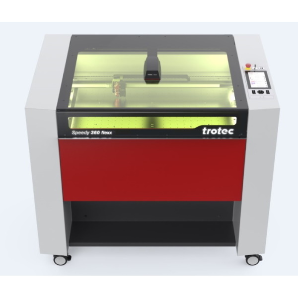 Trotec Speedy 360 flexx - combined CO2 and fiber laser